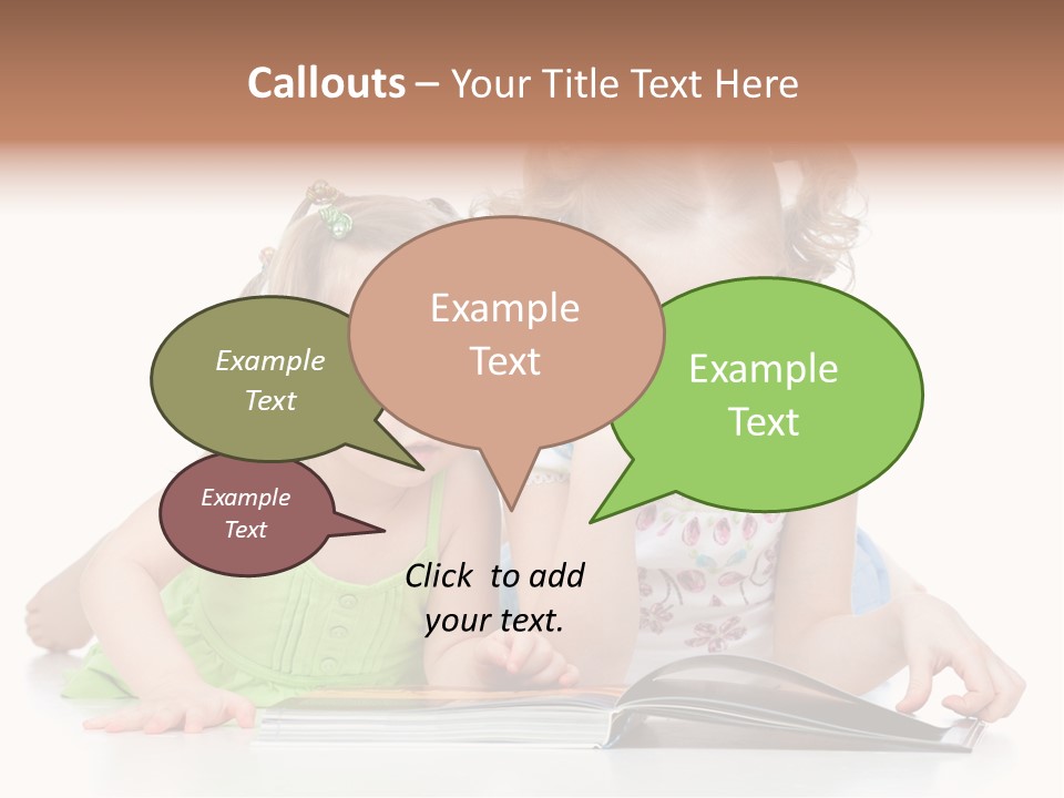 Enjoying Lying Schoolgirl PowerPoint Template