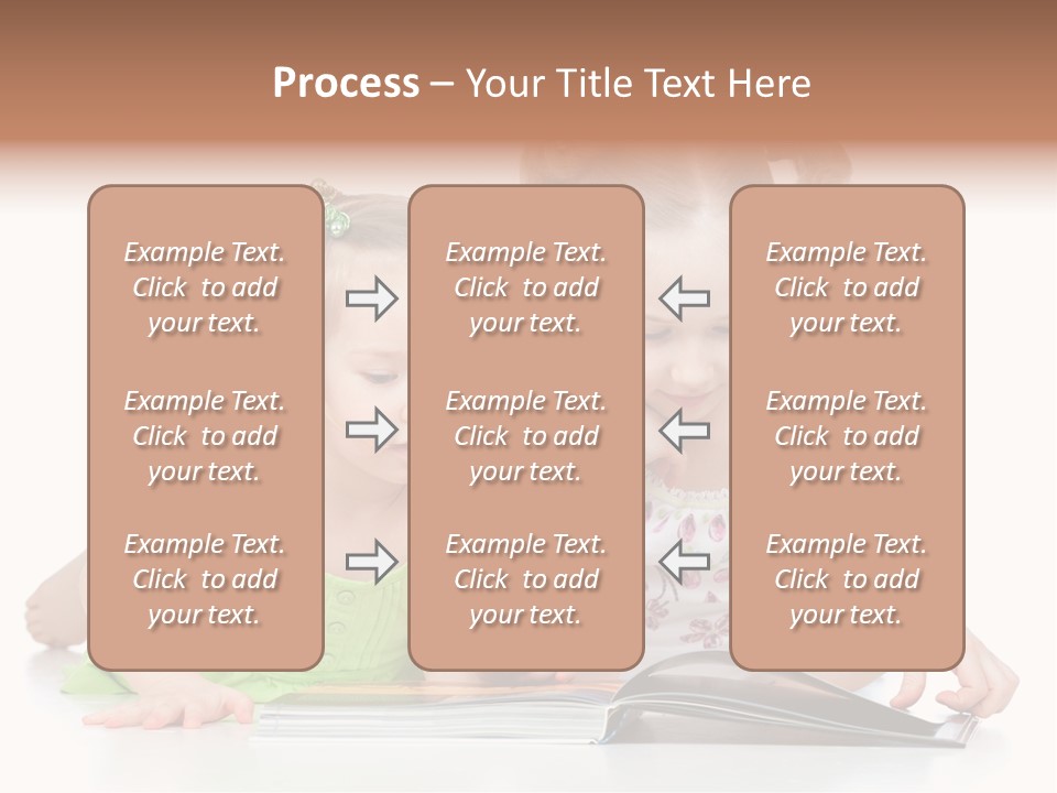 Enjoying Lying Schoolgirl PowerPoint Template
