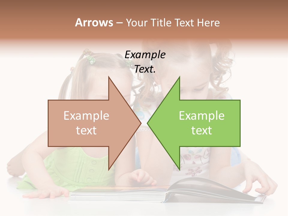 Enjoying Lying Schoolgirl PowerPoint Template