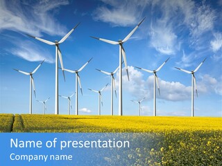 Electricity Technology Generate PowerPoint Template