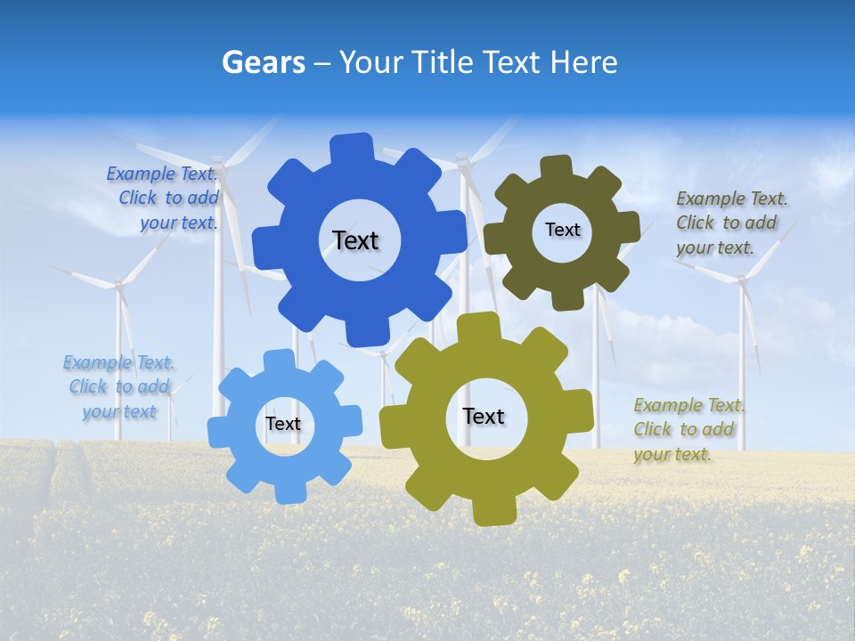 Electricity Technology Generate PowerPoint Template