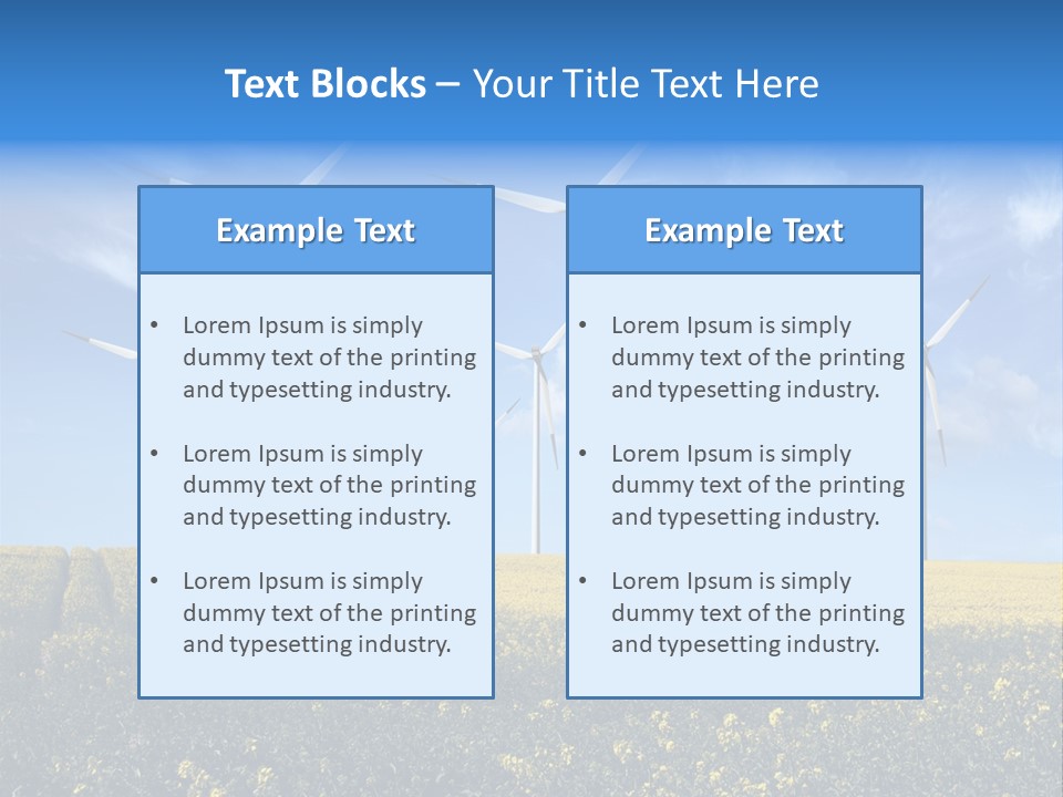 Electricity Technology Generate PowerPoint Template