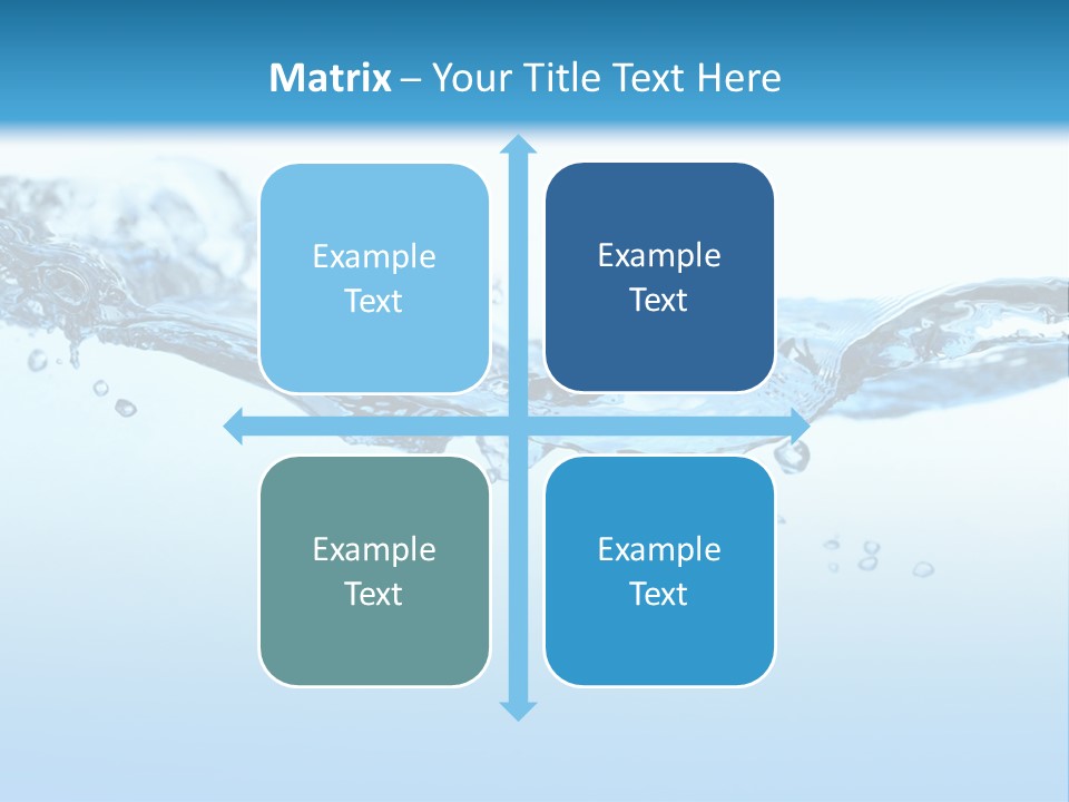 Wave Liquid Splash PowerPoint Template