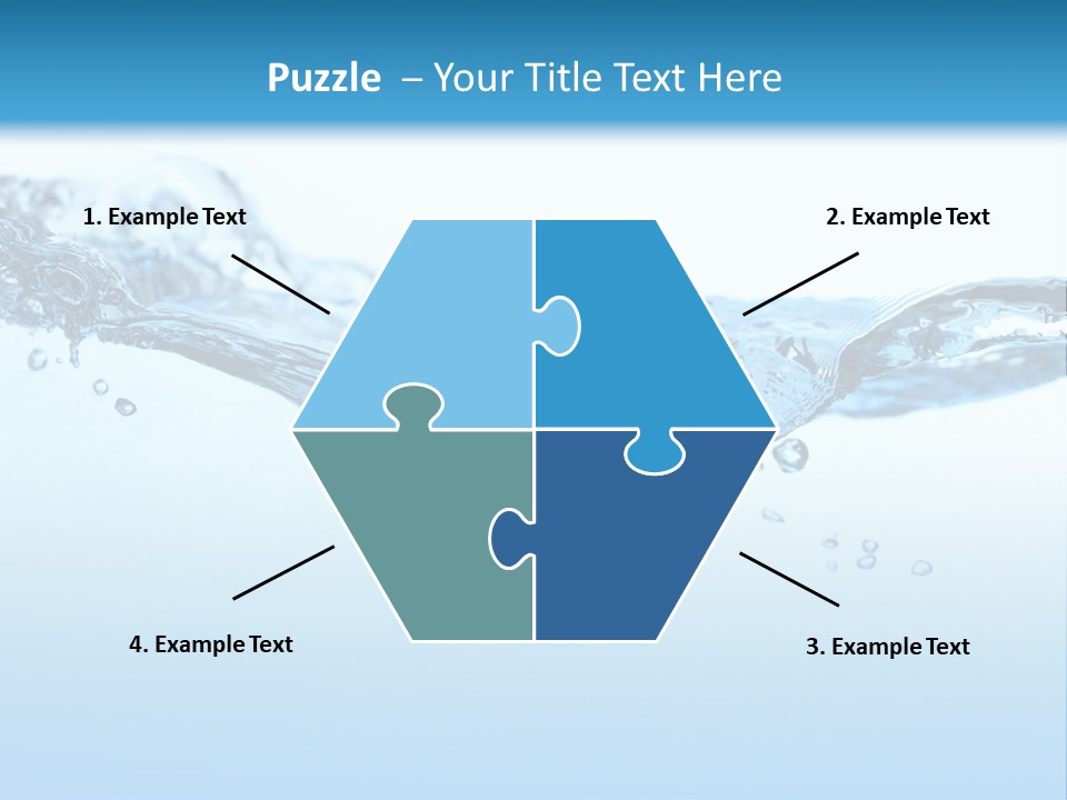 Wave Liquid Splash PowerPoint Template