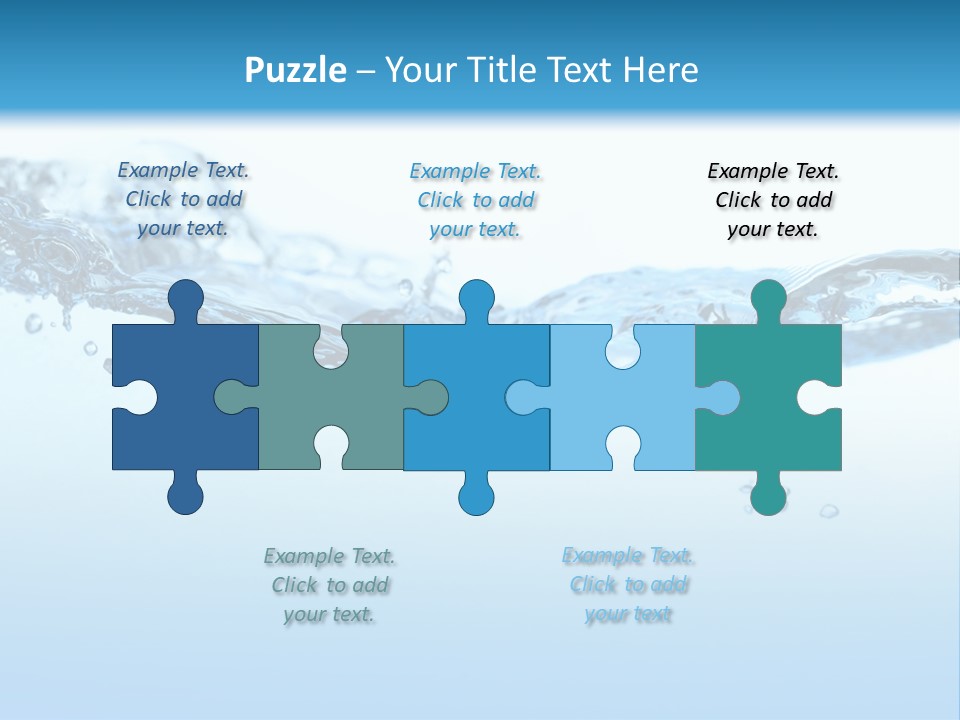 Wave Liquid Splash PowerPoint Template