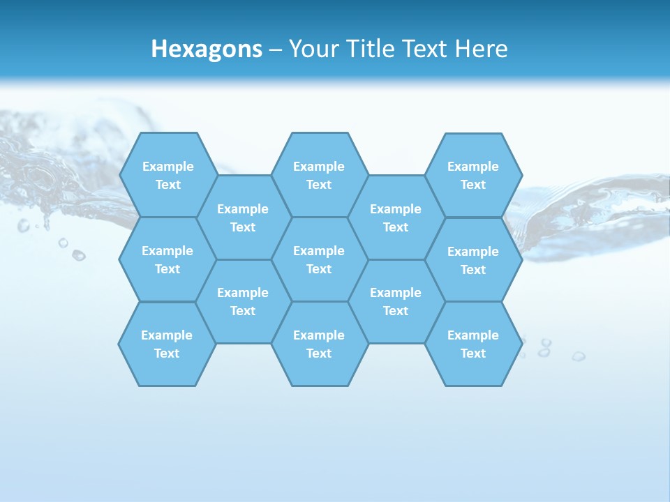 Wave Liquid Splash PowerPoint Template