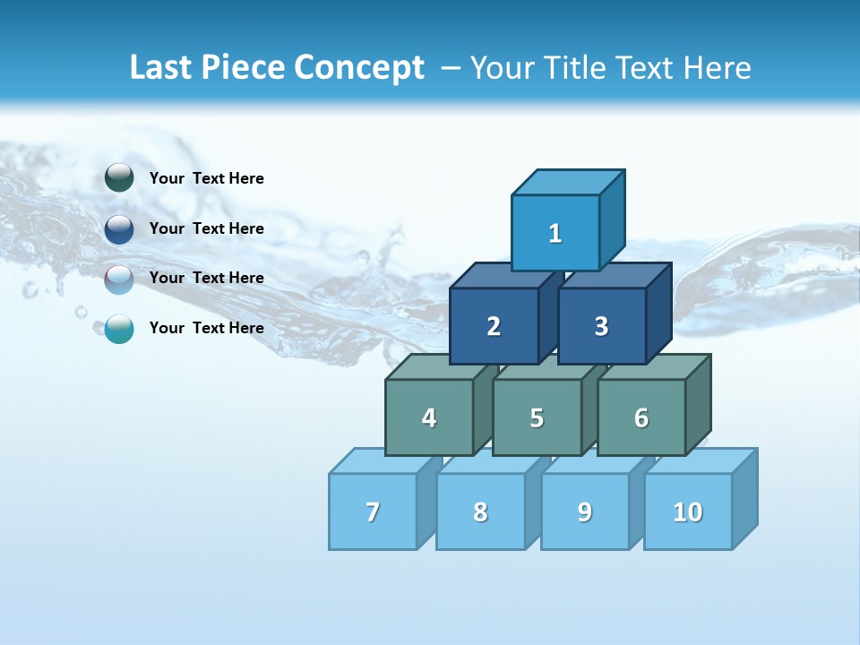 Wave Liquid Splash PowerPoint Template