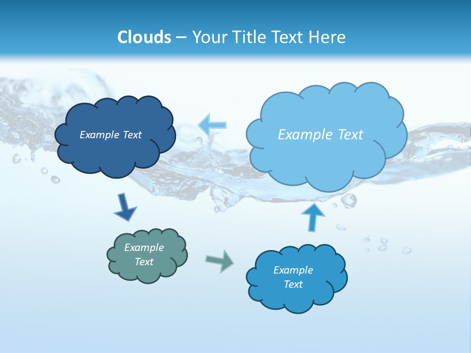 Wave Liquid Splash PowerPoint Template