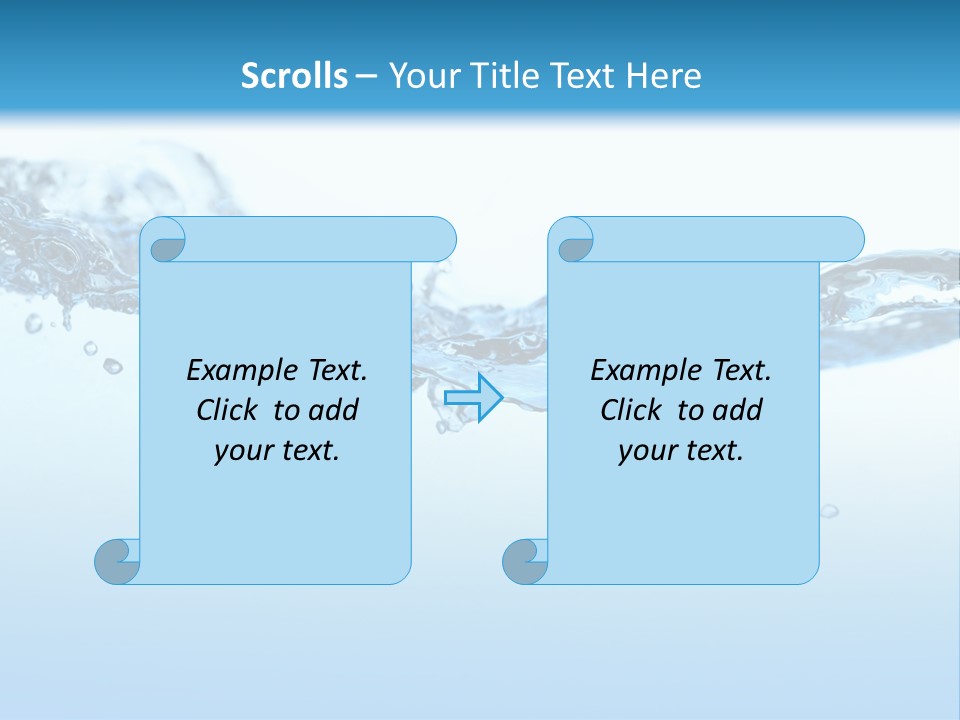 Wave Liquid Splash PowerPoint Template