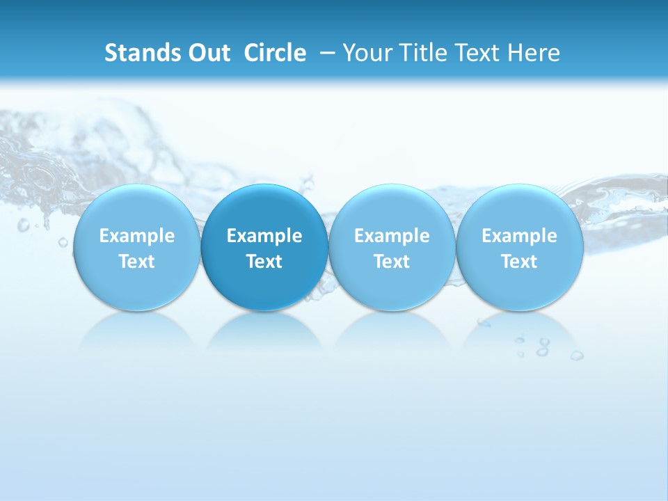 Wave Liquid Splash PowerPoint Template