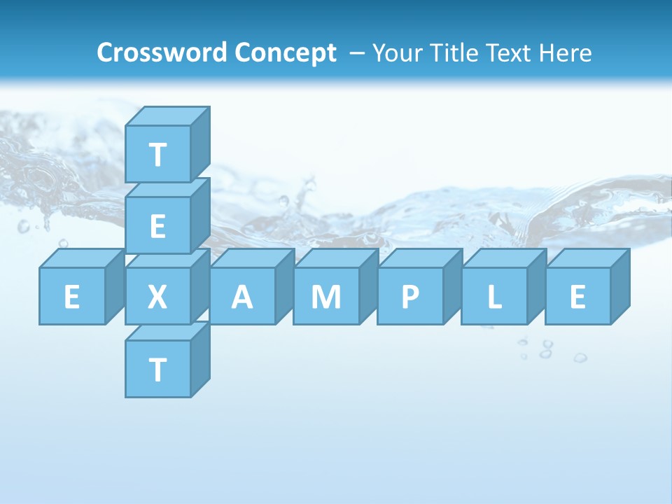 Wave Liquid Splash PowerPoint Template