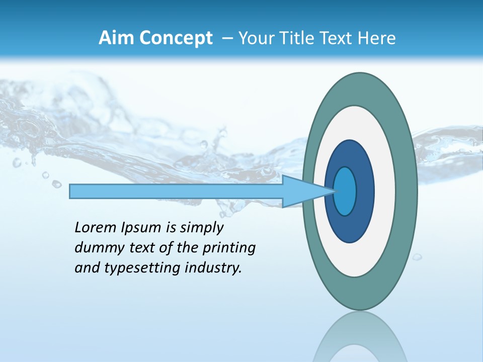 Wave Liquid Splash PowerPoint Template