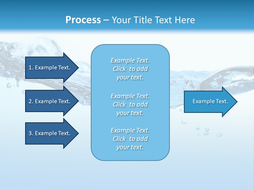 Wave Liquid Splash PowerPoint Template