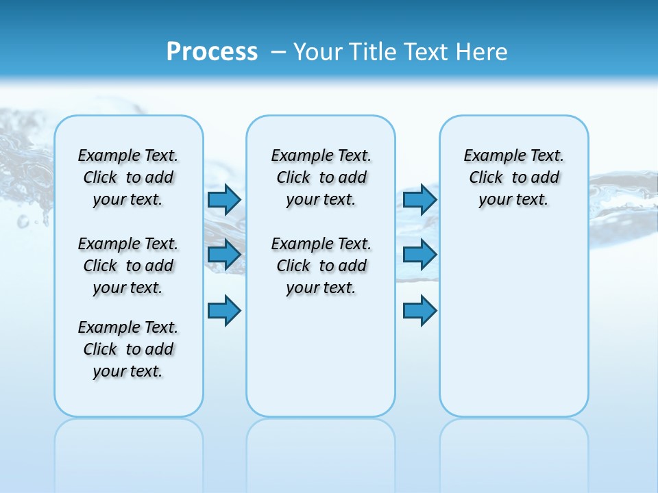 Wave Liquid Splash PowerPoint Template