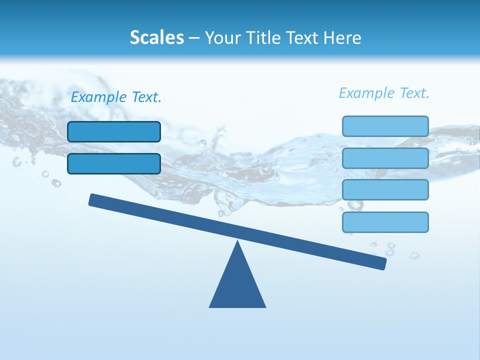 Wave Liquid Splash PowerPoint Template