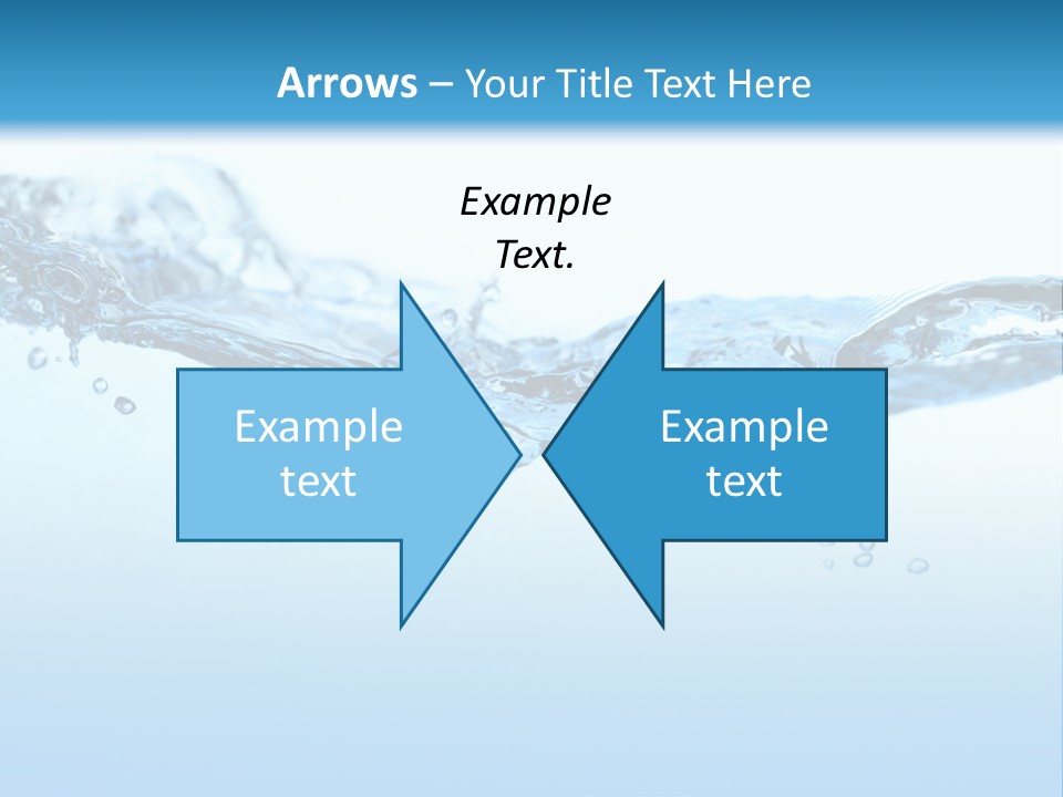 Wave Liquid Splash PowerPoint Template