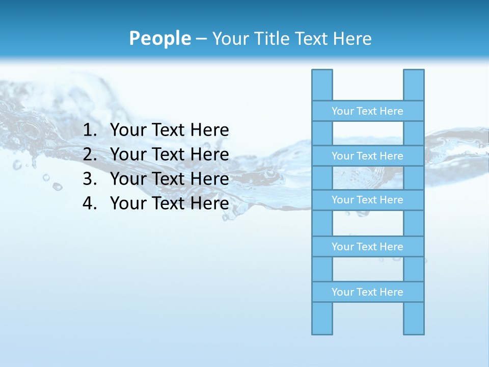 Wave Liquid Splash PowerPoint Template