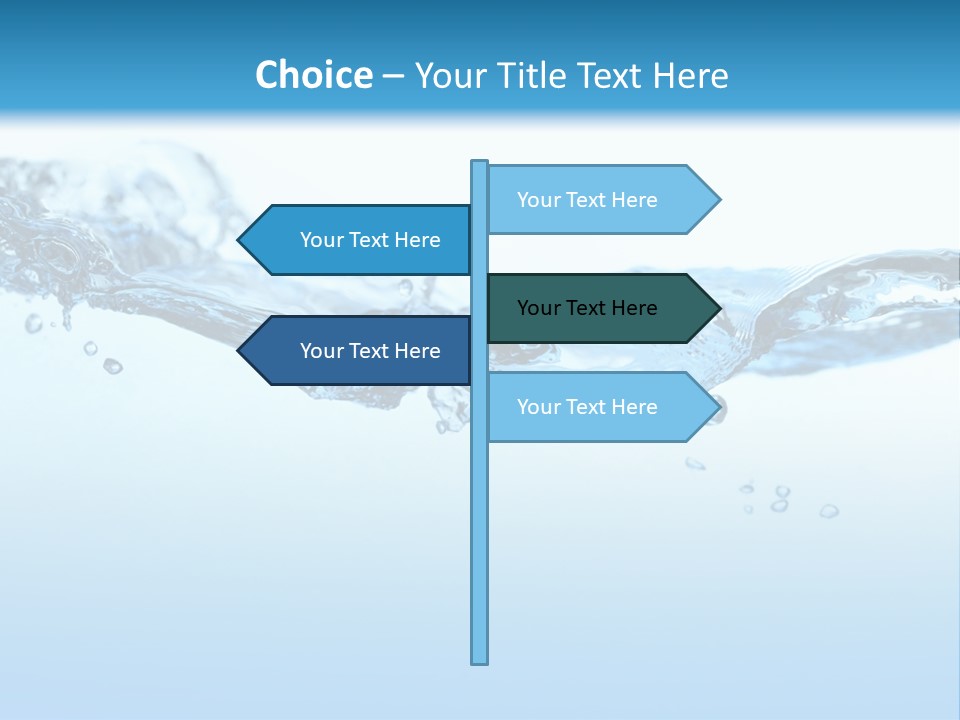 Wave Liquid Splash PowerPoint Template