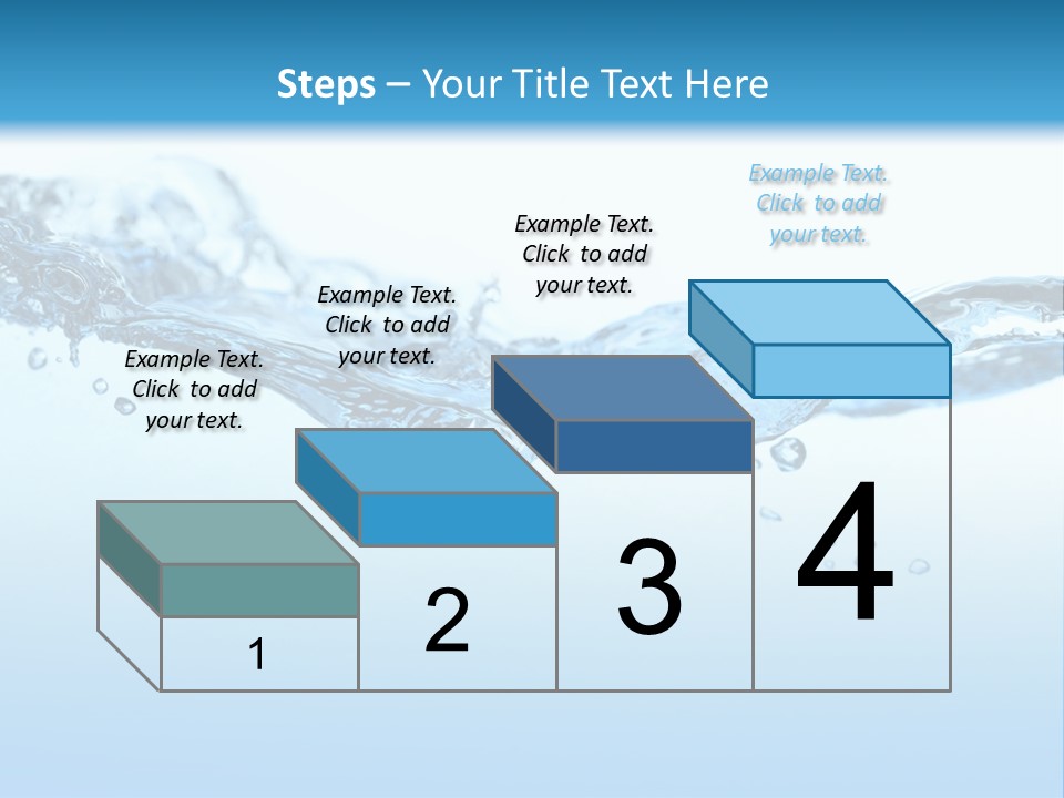 Wave Liquid Splash PowerPoint Template