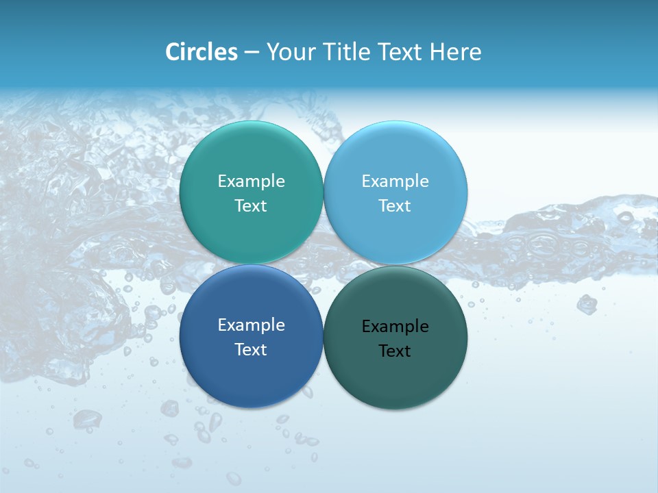 Motion Drip Droplet PowerPoint Template