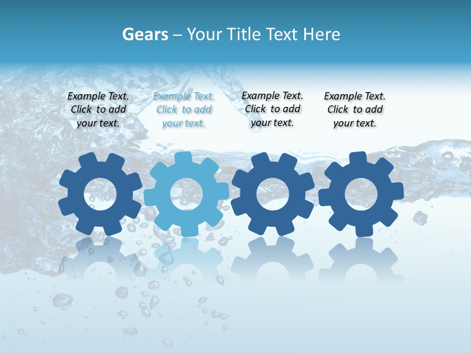 Motion Drip Droplet PowerPoint Template