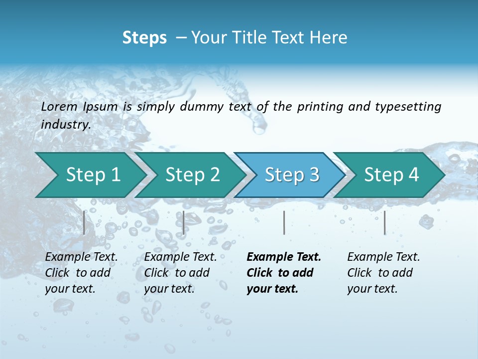 Motion Drip Droplet PowerPoint Template