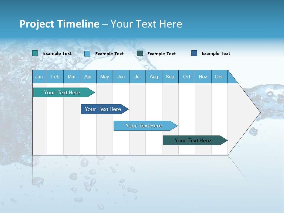 Motion Drip Droplet PowerPoint Template