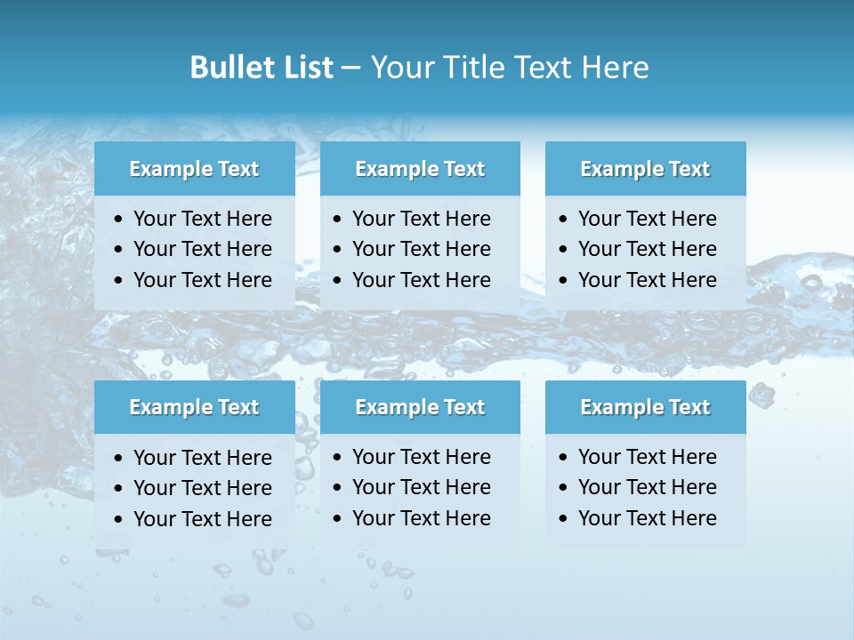 Motion Drip Droplet PowerPoint Template