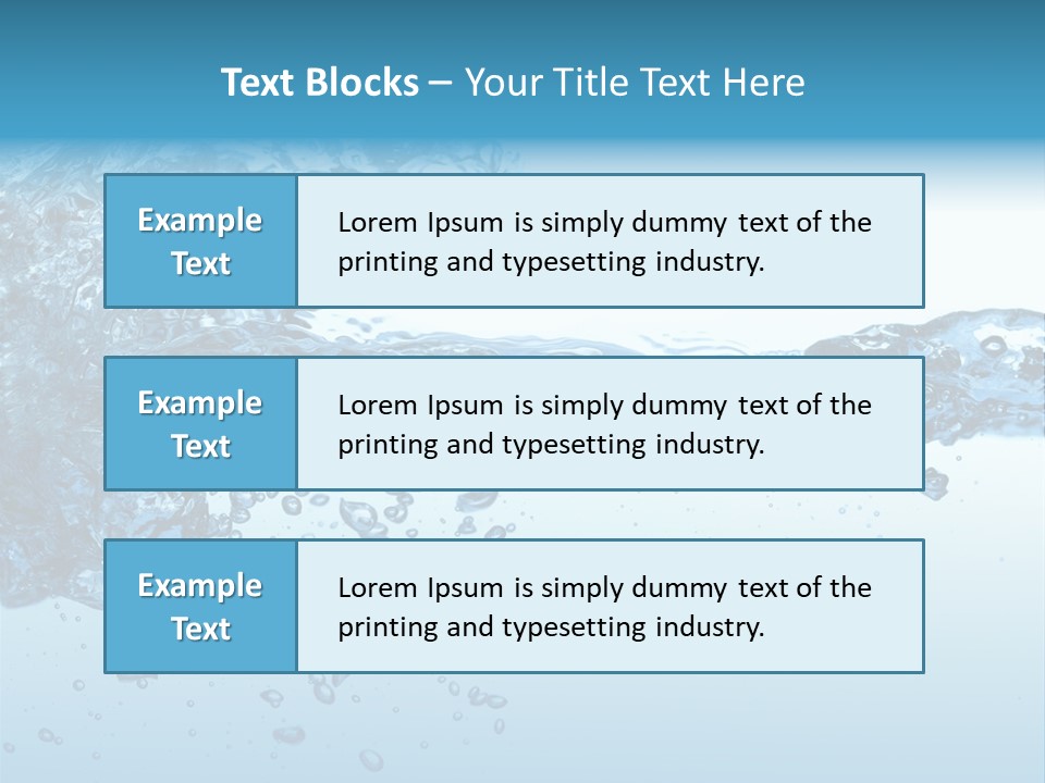 Motion Drip Droplet PowerPoint Template