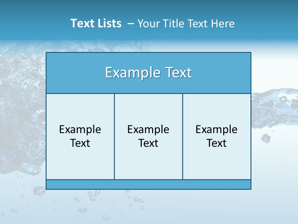 Motion Drip Droplet PowerPoint Template