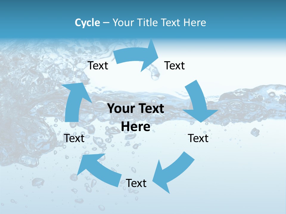Motion Drip Droplet PowerPoint Template