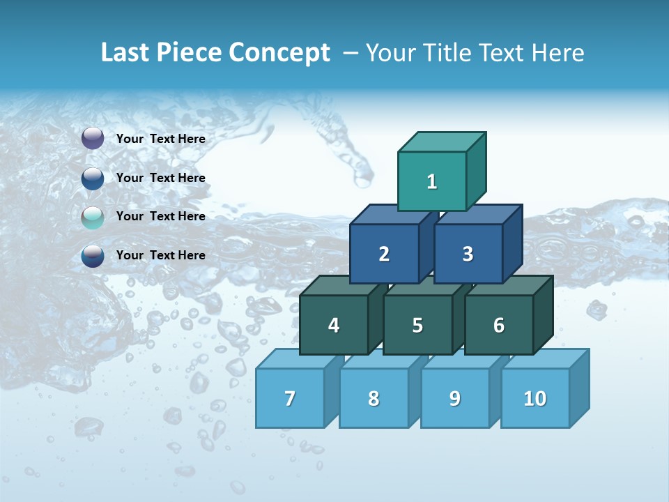 Motion Drip Droplet PowerPoint Template