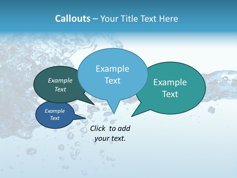 Motion Drip Droplet PowerPoint Template