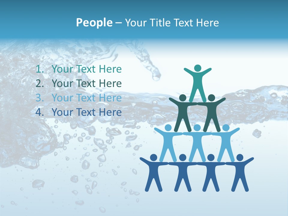 Motion Drip Droplet PowerPoint Template