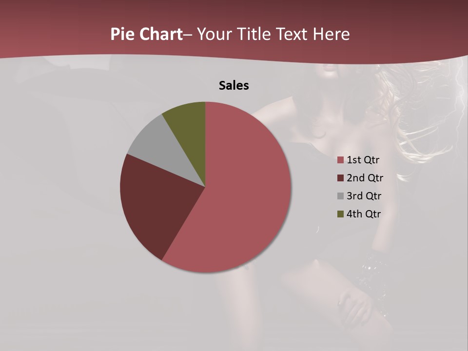 Trendy Clothes Dark PowerPoint Template