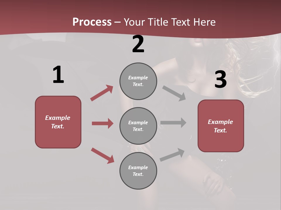 Trendy Clothes Dark PowerPoint Template