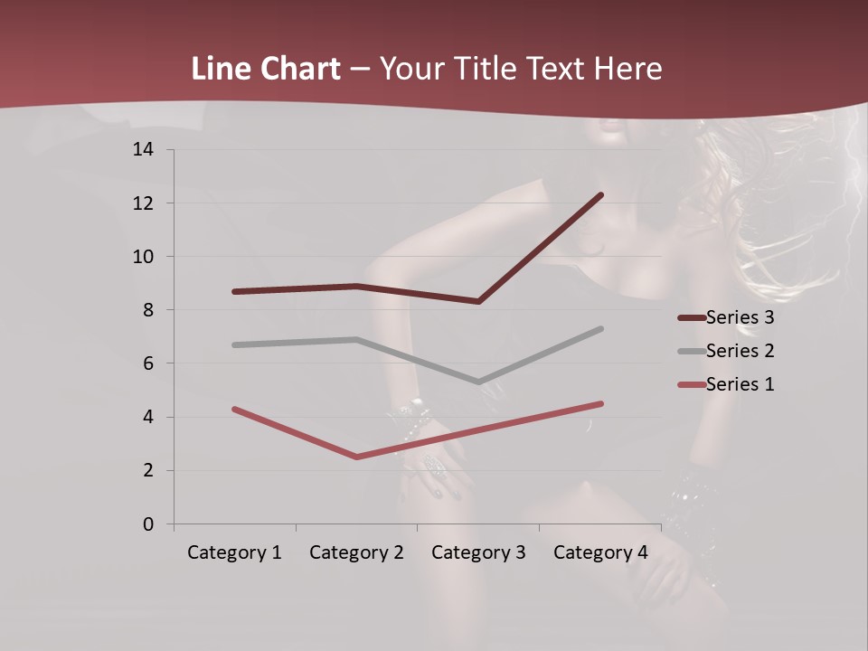 Trendy Clothes Dark PowerPoint Template