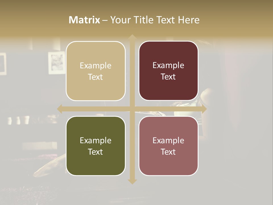 Female Showing Attractive PowerPoint Template