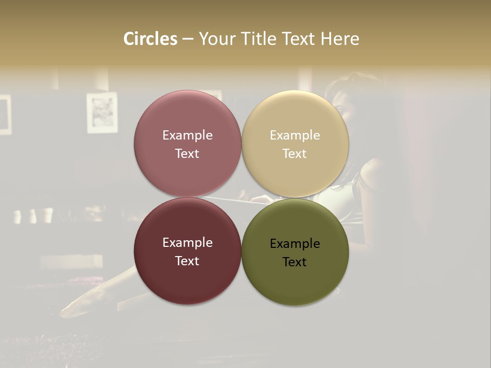 Female Showing Attractive PowerPoint Template