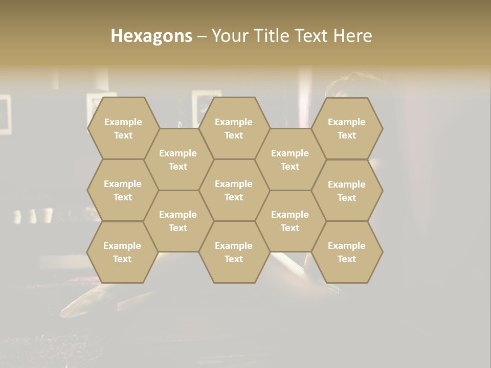 Female Showing Attractive PowerPoint Template