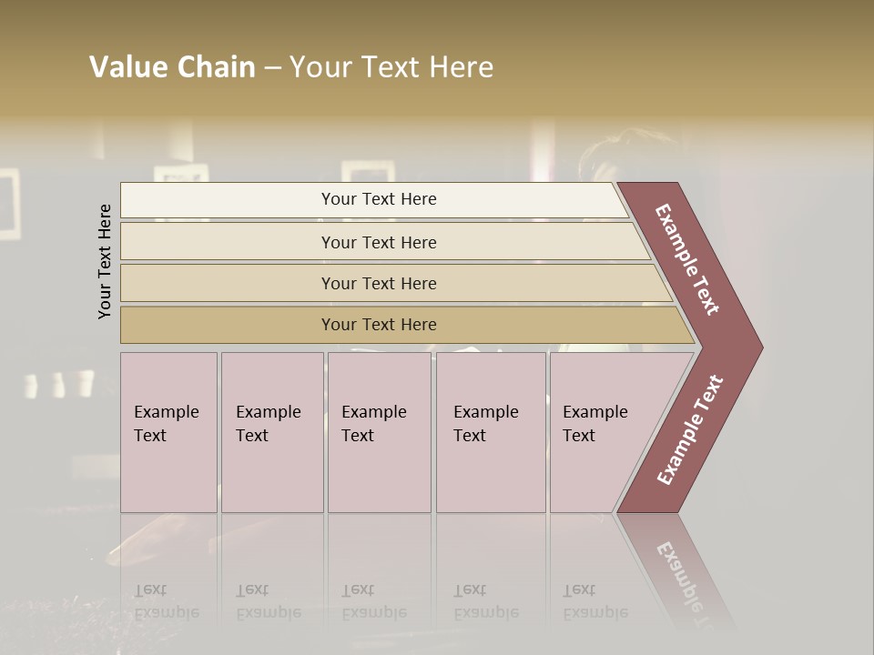 Female Showing Attractive PowerPoint Template