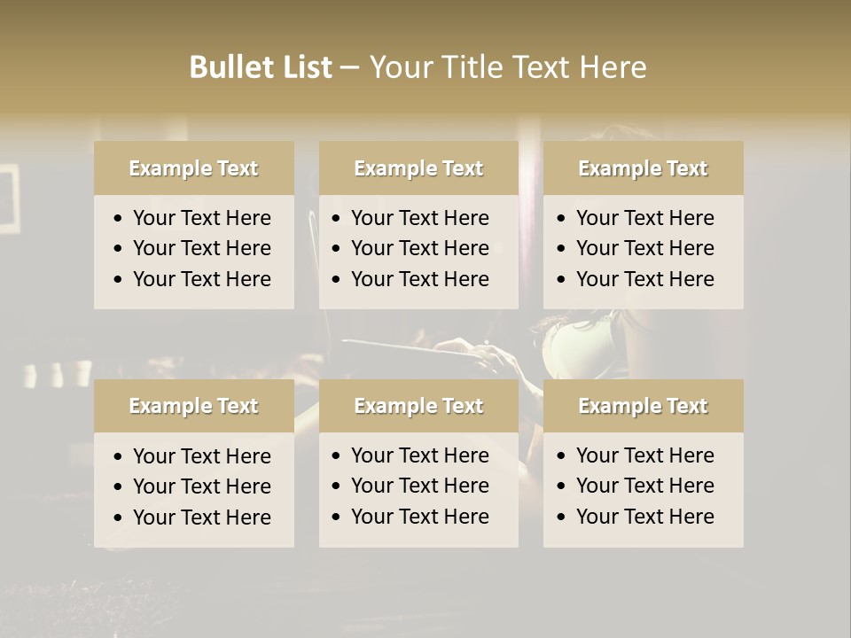 Female Showing Attractive PowerPoint Template