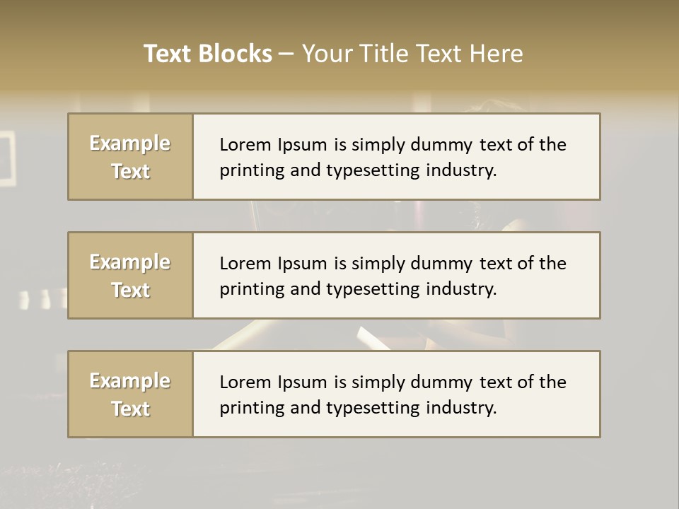 Female Showing Attractive PowerPoint Template