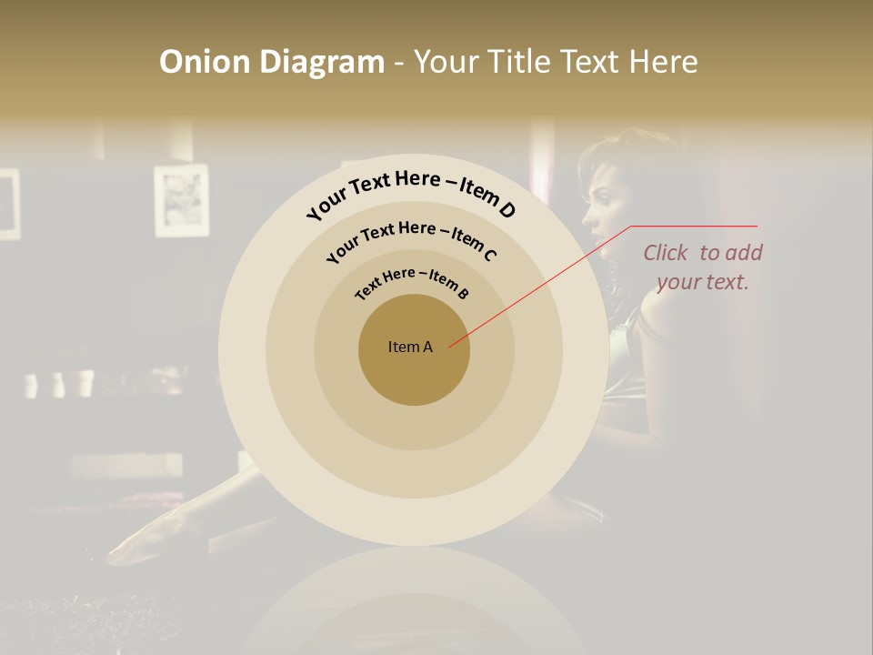 Female Showing Attractive PowerPoint Template