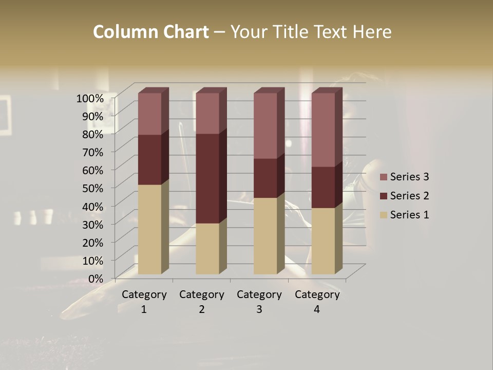 Female Showing Attractive PowerPoint Template