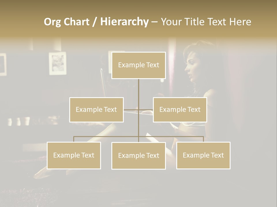 Female Showing Attractive PowerPoint Template