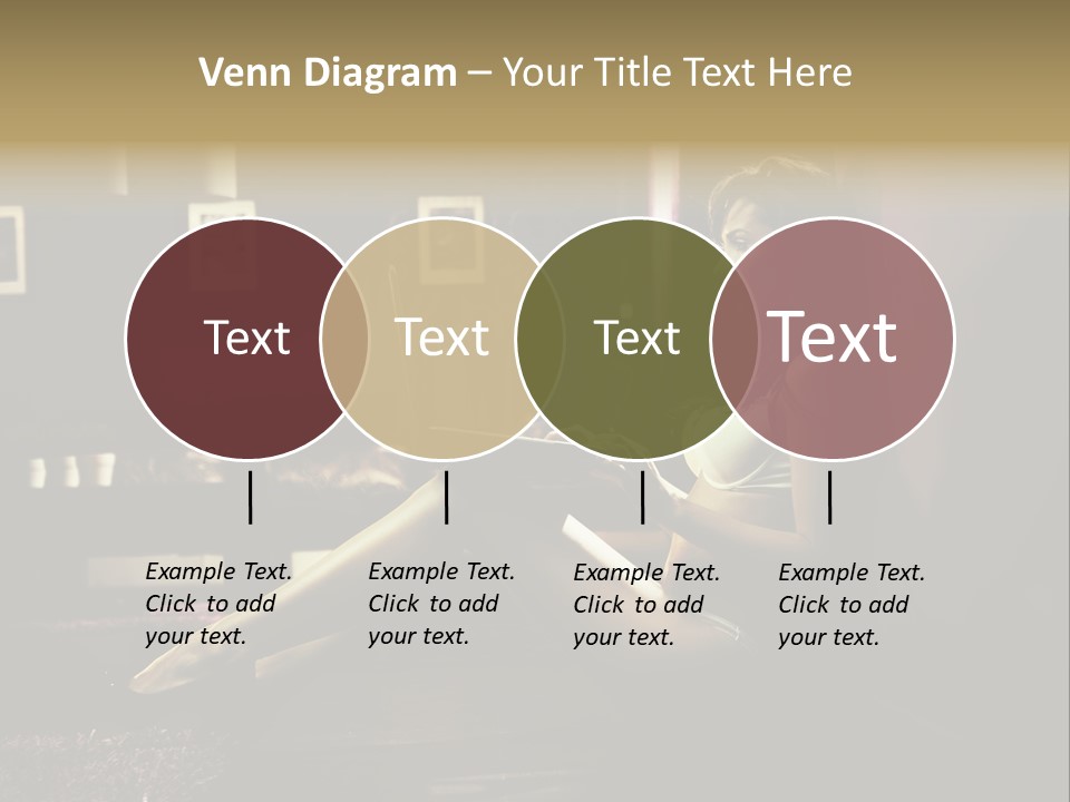 Female Showing Attractive PowerPoint Template