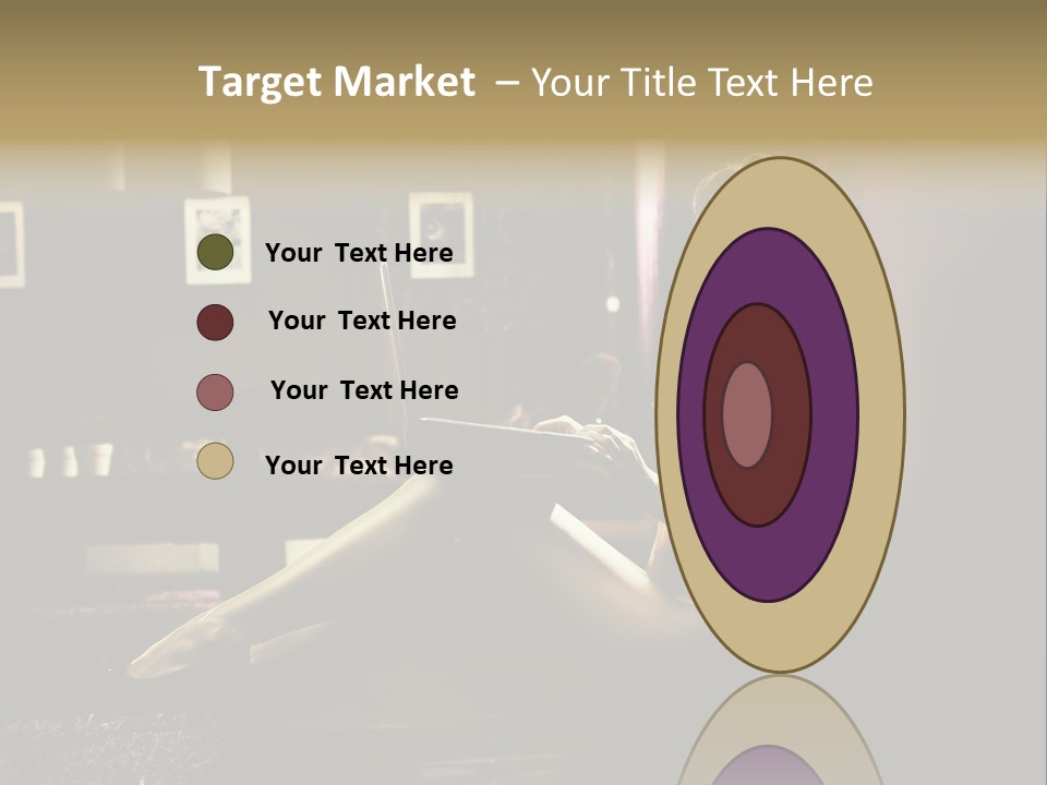 Female Showing Attractive PowerPoint Template