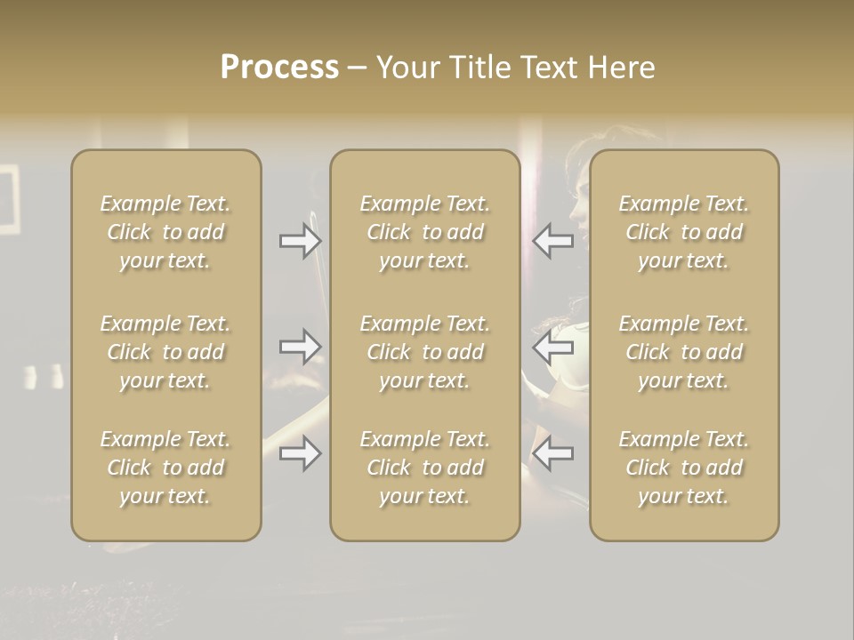 Female Showing Attractive PowerPoint Template