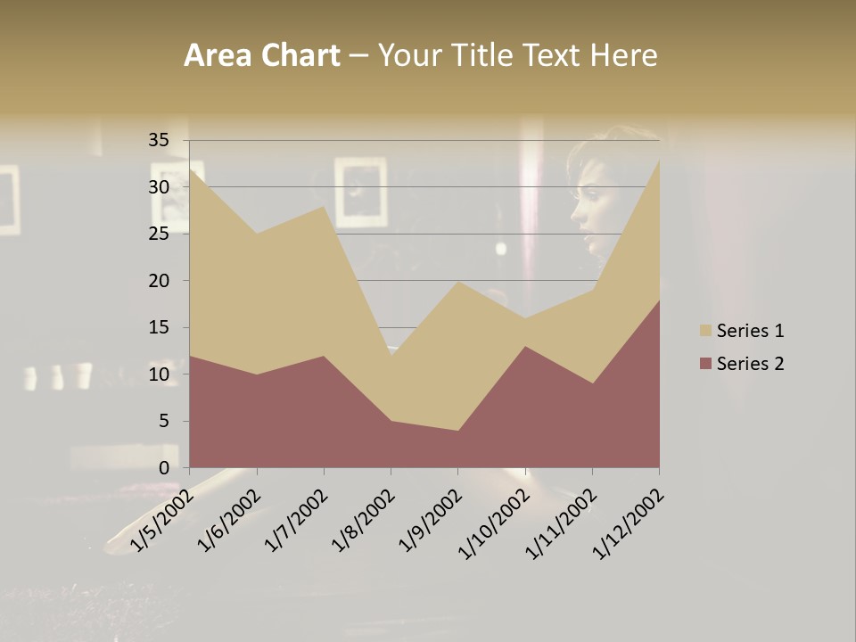 Female Showing Attractive PowerPoint Template